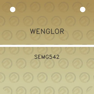 wenglor-semg542