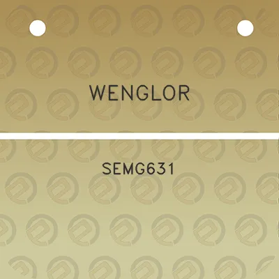 wenglor-semg631