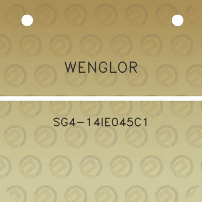 wenglor-sg4-14ie045c1