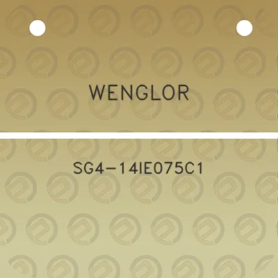 wenglor-sg4-14ie075c1