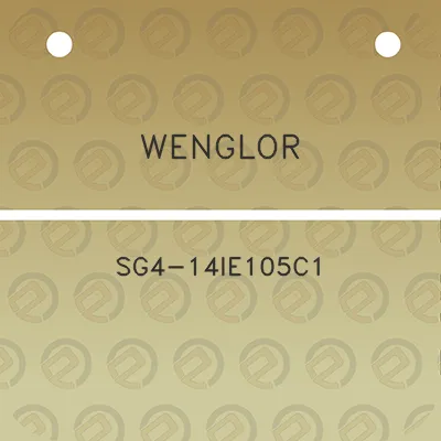 wenglor-sg4-14ie105c1