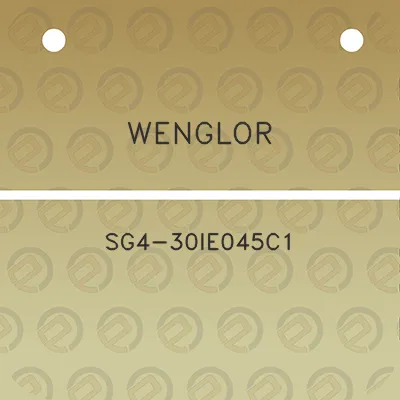 wenglor-sg4-30ie045c1