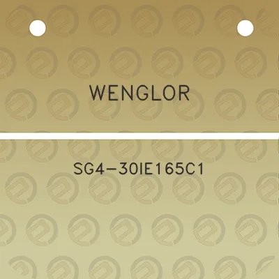 wenglor-sg4-30ie165c1