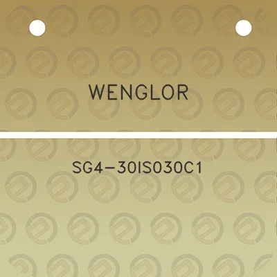 wenglor-sg4-30is030c1