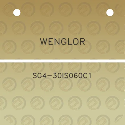 wenglor-sg4-30is060c1