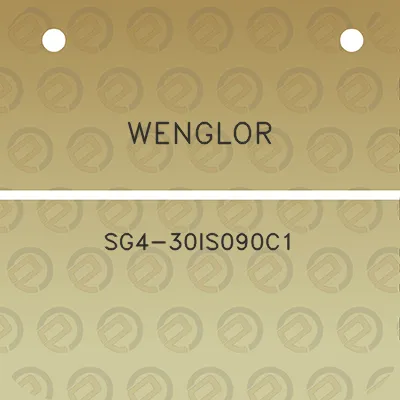 wenglor-sg4-30is090c1