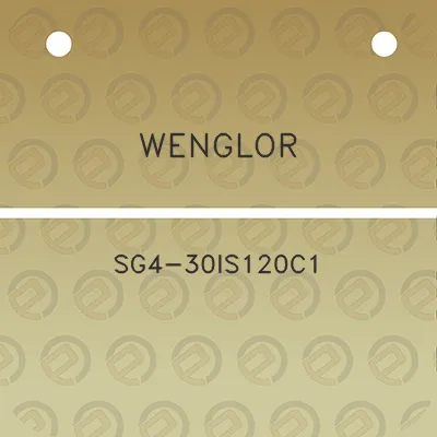 wenglor-sg4-30is120c1