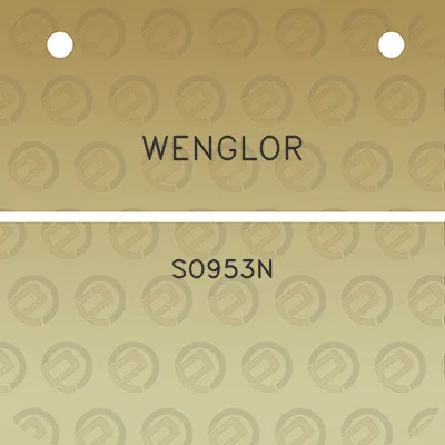 wenglor-so953n