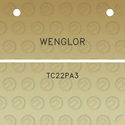 wenglor-tc22pa3