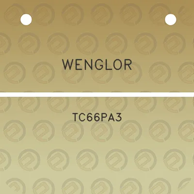 wenglor-tc66pa3