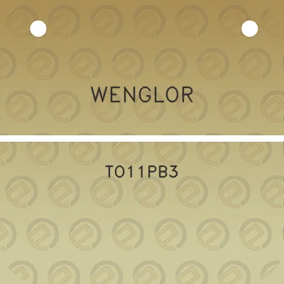 wenglor-to11pb3