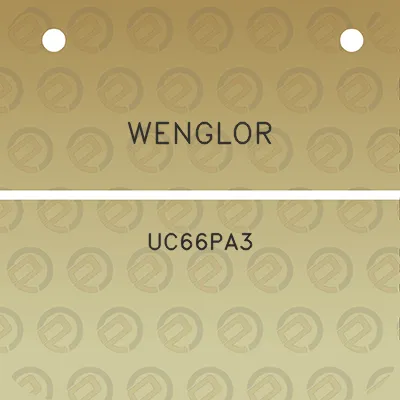 wenglor-uc66pa3