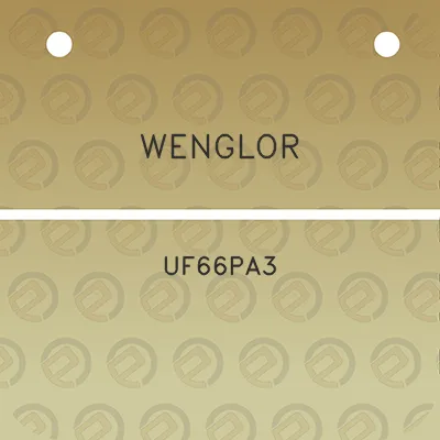 wenglor-uf66pa3