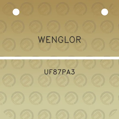 wenglor-uf87pa3