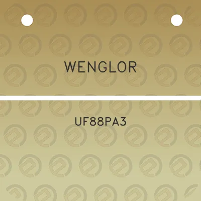 wenglor-uf88pa3