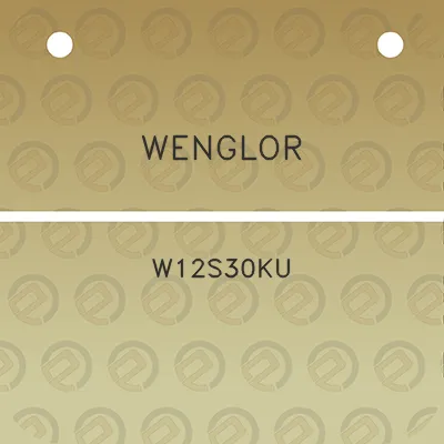 wenglor-w12s30ku