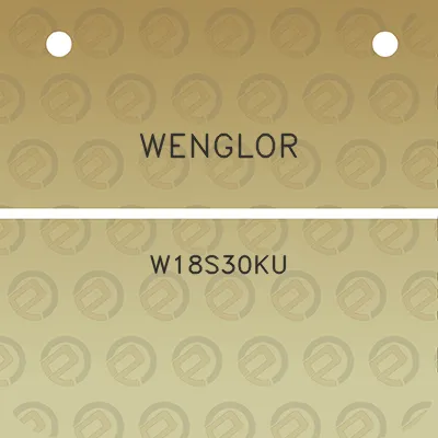 wenglor-w18s30ku