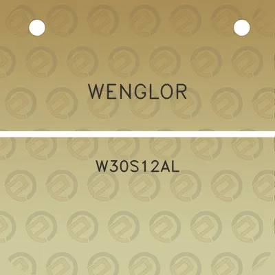 wenglor-w30s12al