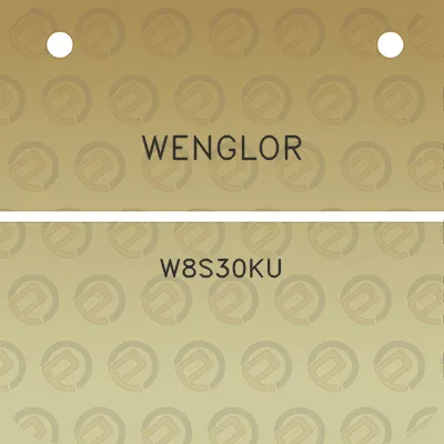 wenglor-w8s30ku