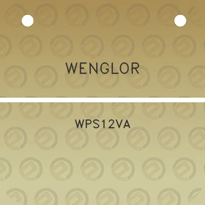 wenglor-wps12va