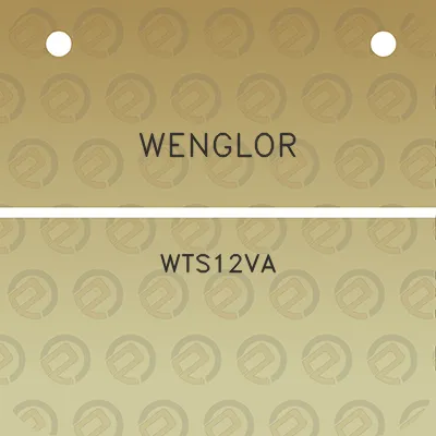 wenglor-wts12va