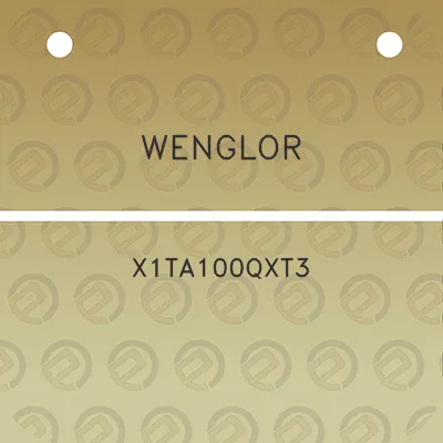 wenglor-x1ta100qxt3