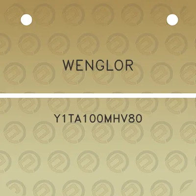 wenglor-y1ta100mhv80