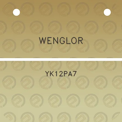 wenglor-yk12pa7