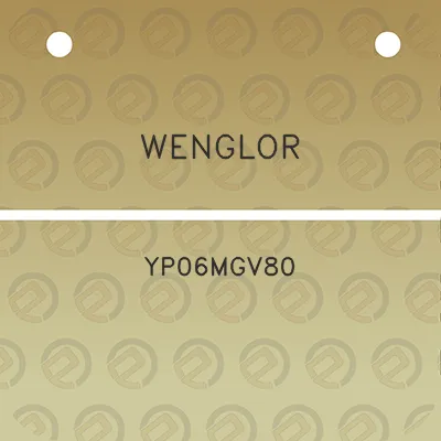 wenglor-yp06mgv80