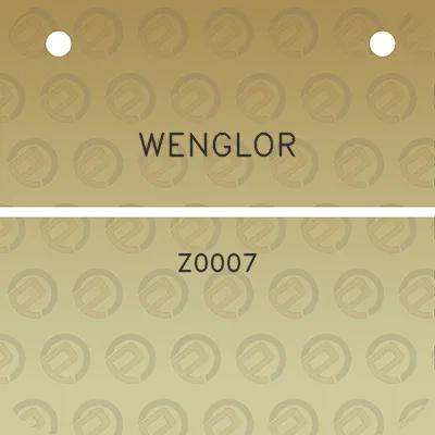 wenglor-z0007