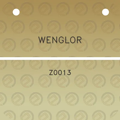 wenglor-z0013