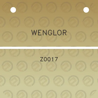 wenglor-z0017