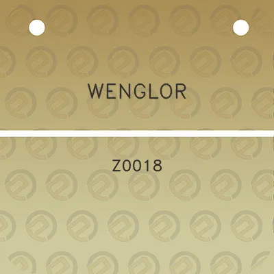 wenglor-z0018