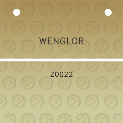 wenglor-z0022