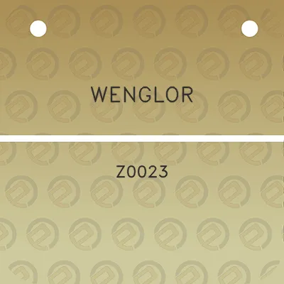 wenglor-z0023