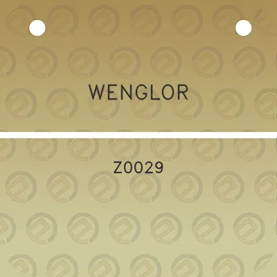 wenglor-z0029