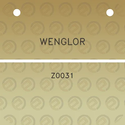 wenglor-z0031