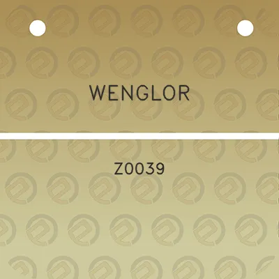 wenglor-z0039