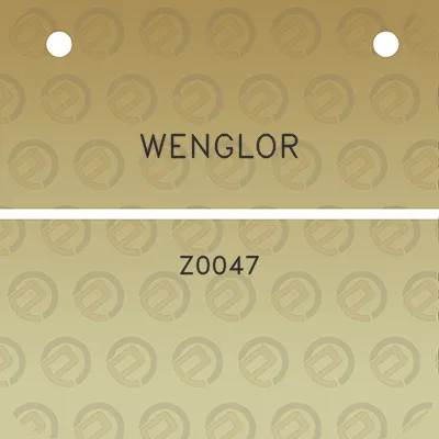 wenglor-z0047