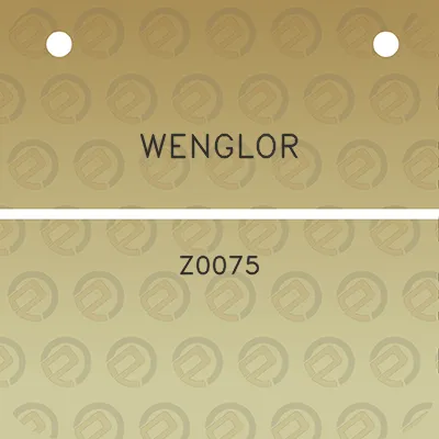 wenglor-z0075