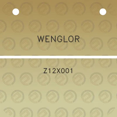 wenglor-z12x001