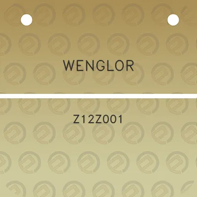 wenglor-z12z001