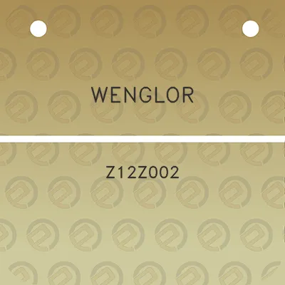 wenglor-z12z002