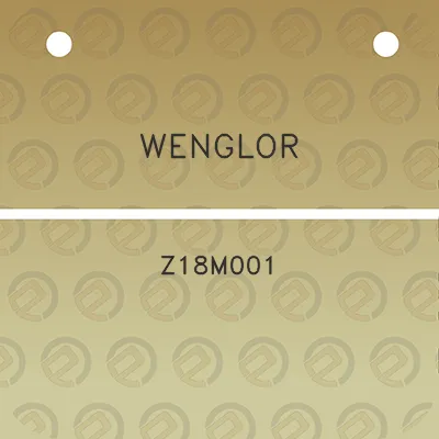 wenglor-z18m001