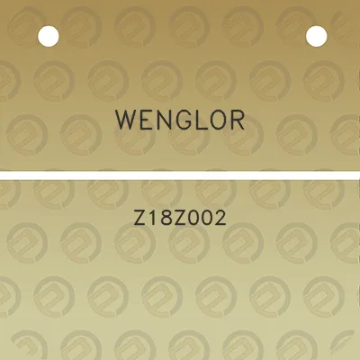 wenglor-z18z002