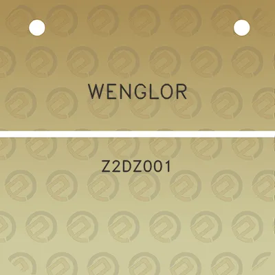 wenglor-z2dz001