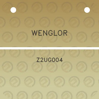 wenglor-z2ug004