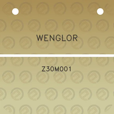 wenglor-z30m001