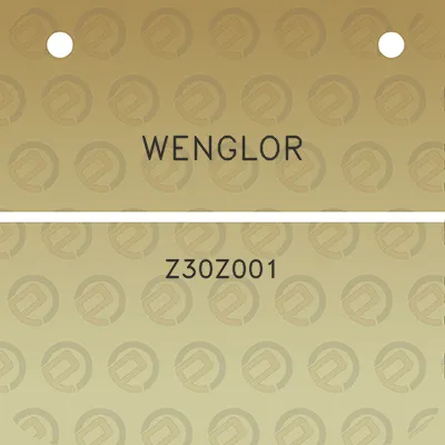 wenglor-z30z001