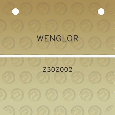 wenglor-z30z002